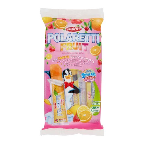Polaretti - Fruit Girl Πράσινο 10x42ml με Έκπληξη, 980 τεμάχια (παλέτα)