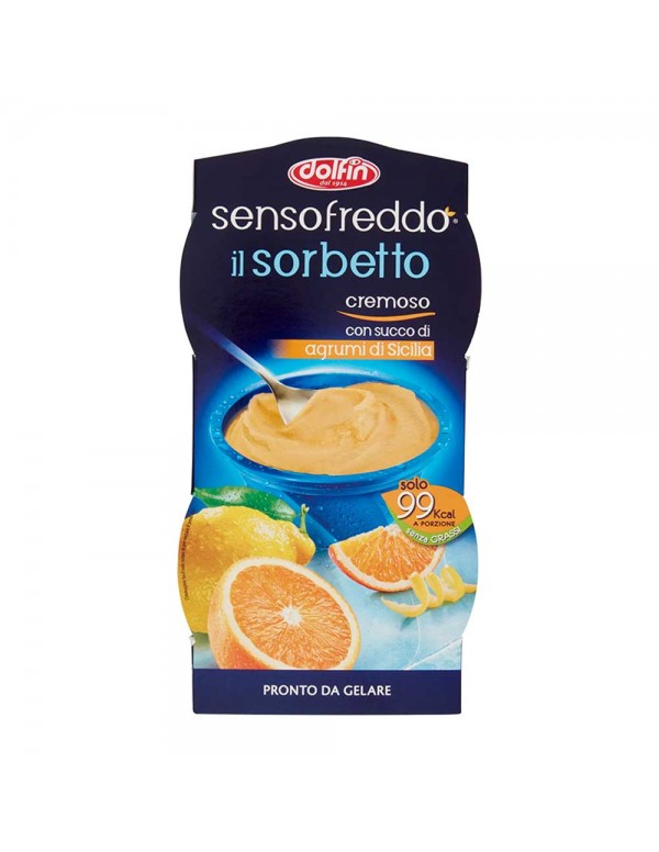 Senso - Σορμπέ Freddo 2x100ml Εσπεριδοειδή Σικελίας, 1536 τεμάχια (παλέτα)