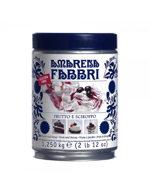 Fabbri - Black Cherry Tin 1,25 Kg, 480 τμχ (παλέτα)