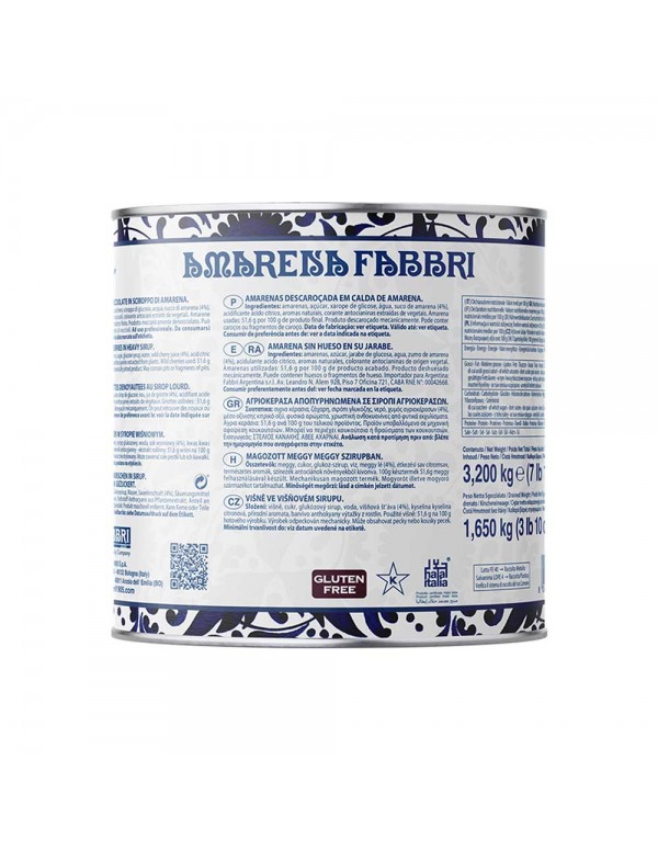 Fabbri - Black Cherry Tin 3,2Kg 16/18, 480τμχ (παλέτα)