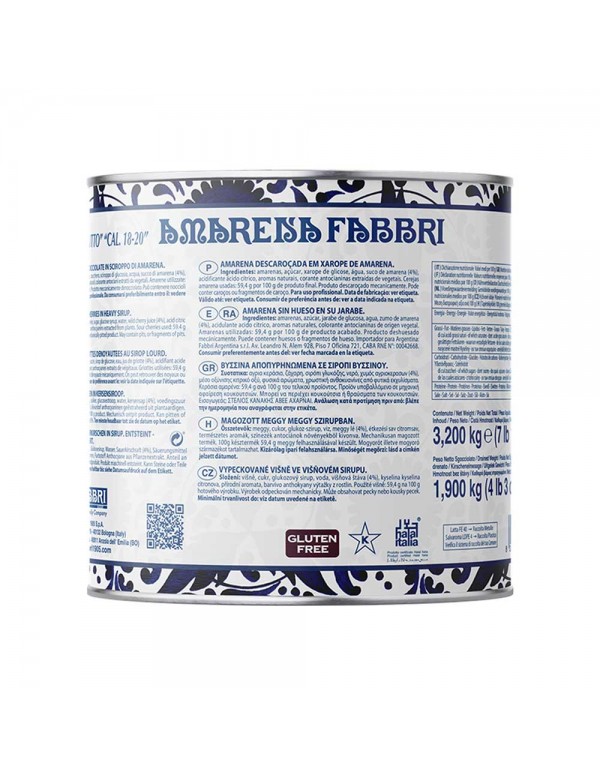 Fabbri - Black Cherry Tin 3,2Kg 18/20, 480τμχ (παλέτα)