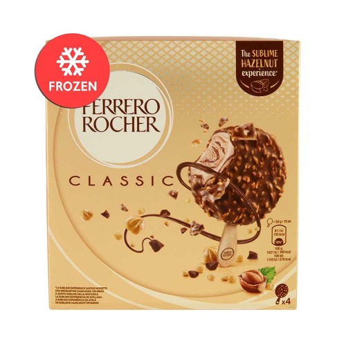 Ferrero Rocher - Κλασικά 4 τεμάχια x50γρ 1050 τεμάχια (παλέτα)