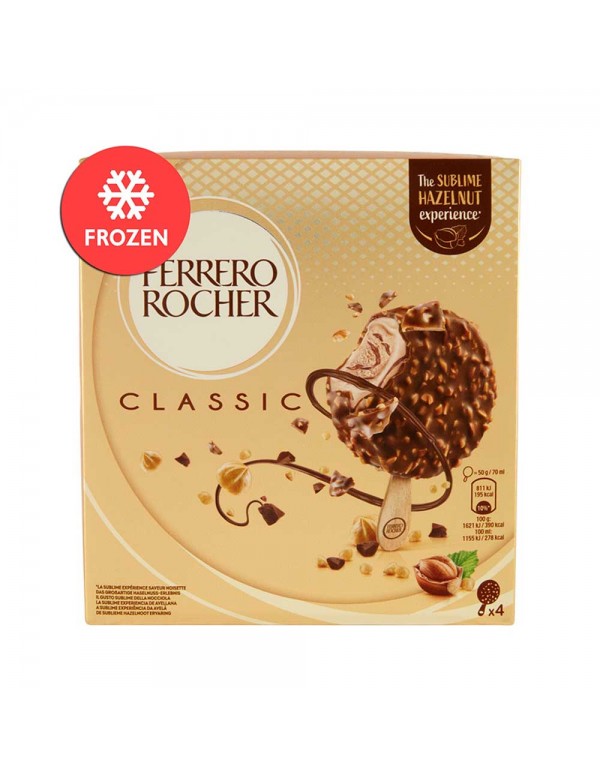 Ferrero Rocher - Κλασικά 4 τεμάχια x50γρ 1050 τεμάχια (παλέτα)