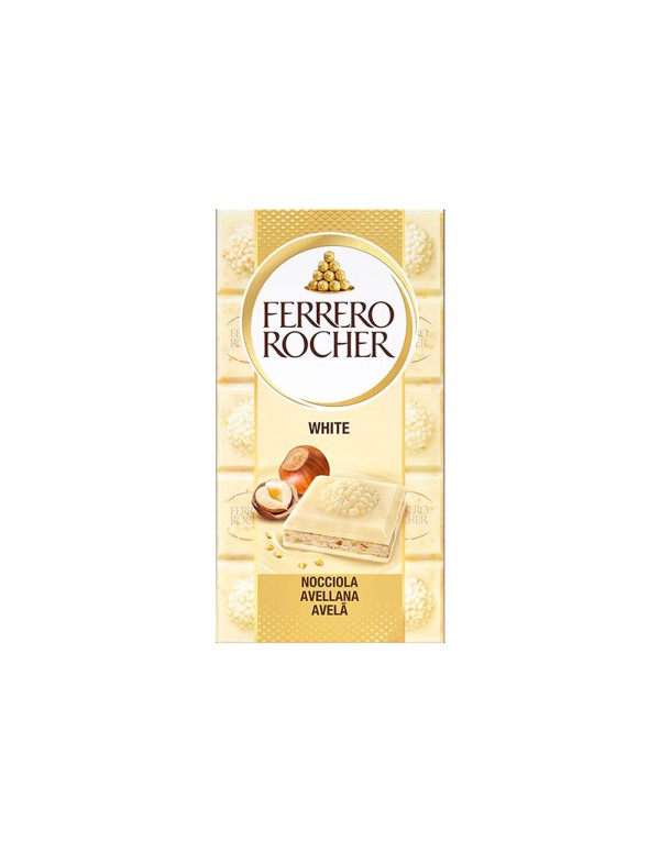 Ferrero - Rocher Tablet 90gr Λευκά & Φουντούκια, 2304τμχ (παλέτα)