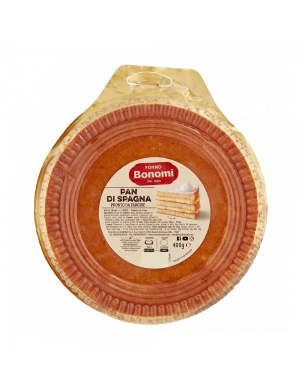 Forno Bonomi - Βάση για κέικ παντεσπάνι 400 γρ., 1296 τεμάχια (παλέτα)