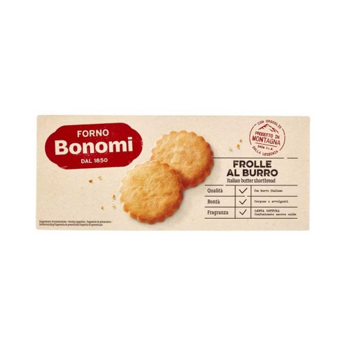 Forno Bonomi - Κουλουράκια βουτύρου στρογγυλά 150γρ, 1600 τεμάχια (παλέτα)