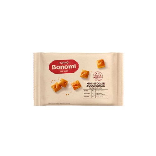 Forno Bonomi - Μίνι ζαχαρένιες σφολιάτες 200g, 320 τεμάχια (παλέτα)