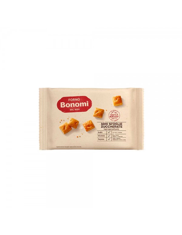 Forno Bonomi - Μίνι ζαχαρένιες σφολιάτες 200g, 320 τεμάχια (παλέτα)