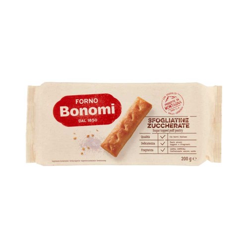 Forno Bonomi - ζαχαρωμένη σφολιάτα 200γρ, 1050 τεμάχια (παλέτα)
