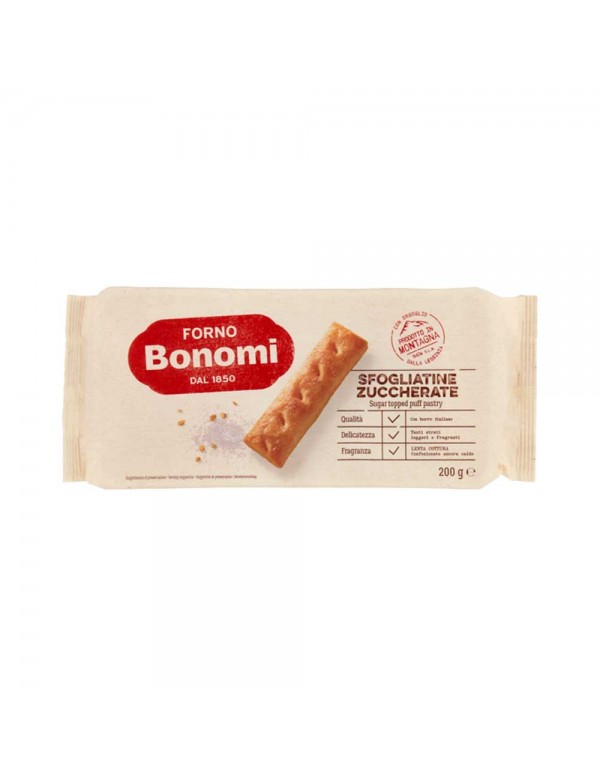 Forno Bonomi - ζαχαρωμένη σφολιάτα 200γρ, 1050 τεμάχια (παλέτα)