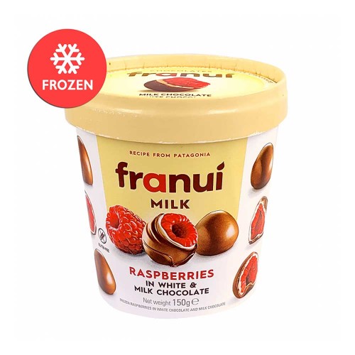 Franuì - Σοκολάτα Βατόμουρο 150γρ Λευκή & Γάλακτος, 912 τεμάχια (παλέτα)