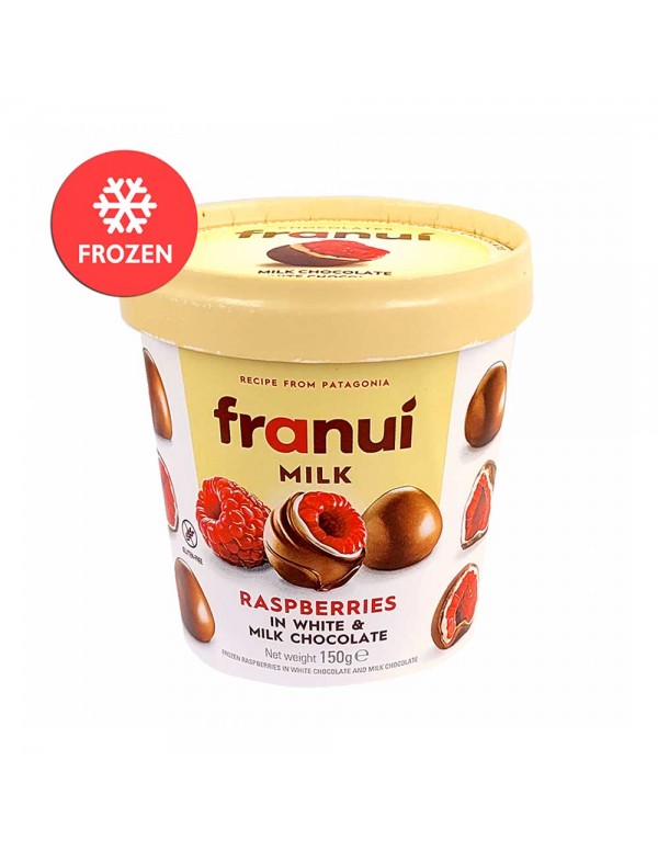 Franuì - Σοκολάτα Βατόμουρο 150γρ Λευκή & Γάλακτος, 912 τεμάχια (παλέτα)