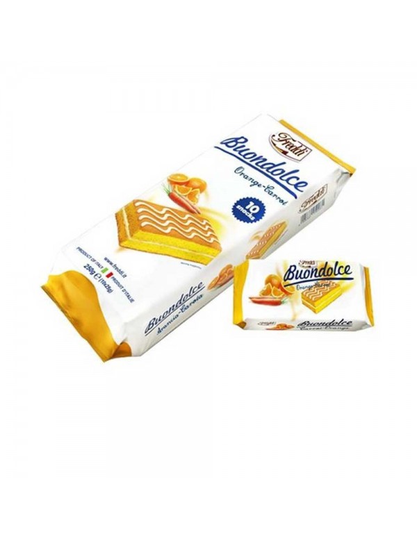 Freddi - Buondolce 250γρ Πορτοκάλι και Καρότο 10 τεμάχια, 800 τεμάχια (παλέτα)