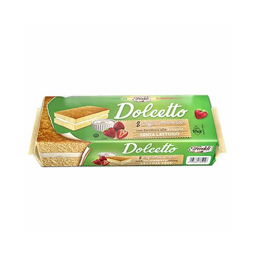 Freddi - Dolcetto 200gr κρέμα φράουλας 8τμχ, 840τμχ (παλέτα)