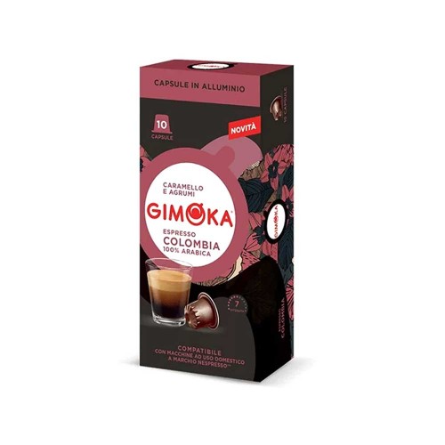 Gimoka - 10 κάψουλες. *Nespresso Colombia 55gr, 2720 τεμάχια (παλέτα)