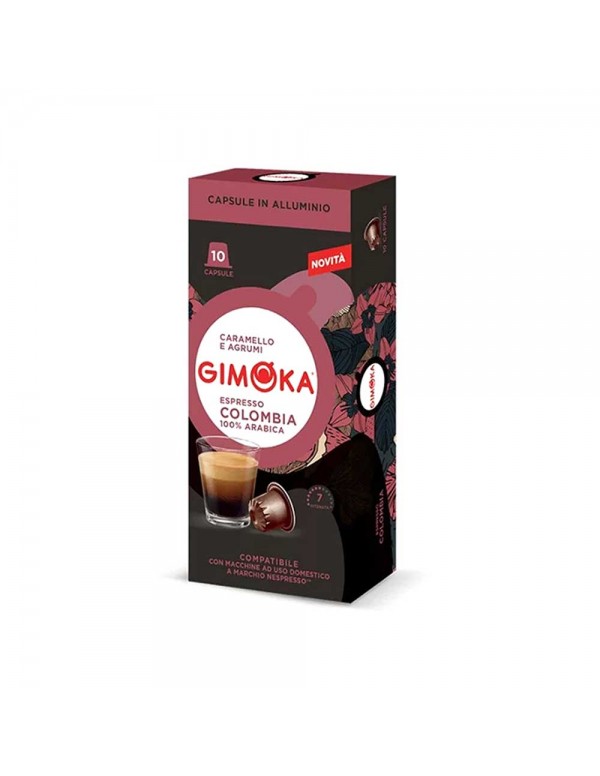 Gimoka - 10 κάψουλες. *Nespresso Colombia 55gr, 2720 τεμάχια (παλέτα)