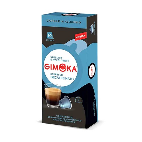Gimoka - 10 κάψουλες. *Nespresso Decaf. 55gr, 2720 τεμάχια (παλέτα)