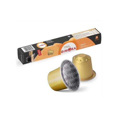Gimoka - 10 κάψουλες. Συσκευασία *Nespresso Barley 20gr, 4000 τεμάχια (παλέτα)