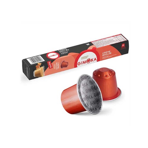 Gimoka - 10 κάψουλες. Συσκευασία *Nespresso Crème Brulèe 55gr, 4000 τεμάχια (παλέτα)