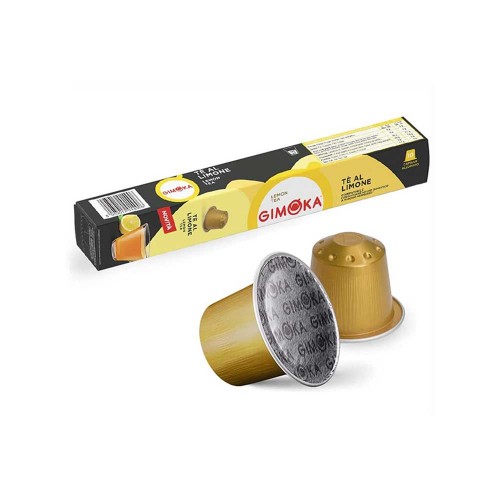 Gimoka - 10 κάψουλες. Συσκευασία *Nespresso τσάι λεμονιού 80gr, 4000 τεμάχια (παλέτα)