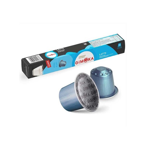Gimoka - 10 κάψουλες. Συσκευασία *Γάλα Nespresso 65gr, 4000 τεμάχια (παλέτα)