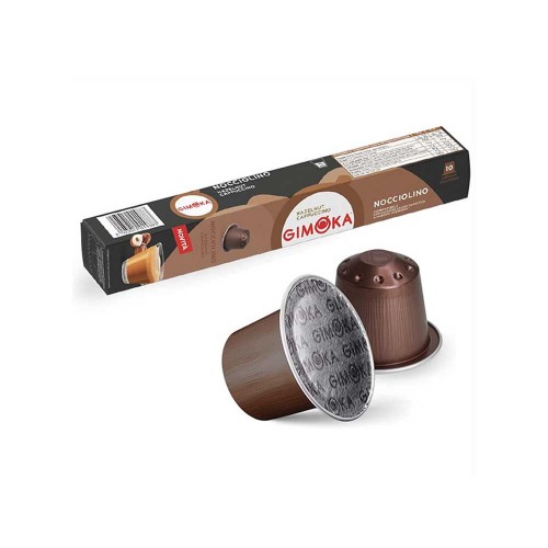 Gimoka - 10 κάψουλες. Συσκευασία *Nespresso Nocciolino 60gr, 4000 τεμάχια (παλέτα)