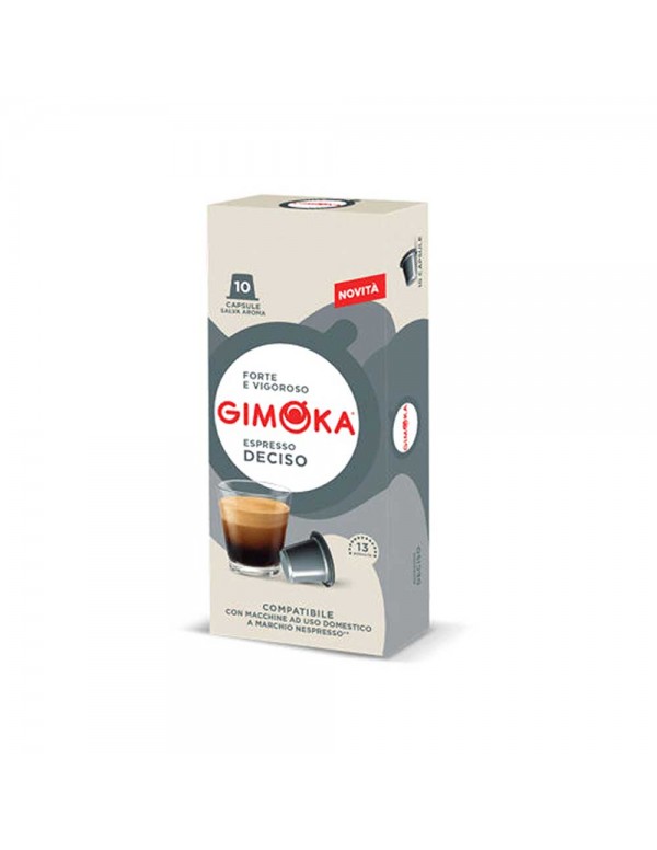Gimoka - 10 Πλαστικά Καπάκια *Nespresso Deciso 55gr, 2880τμχ (παλέτα)