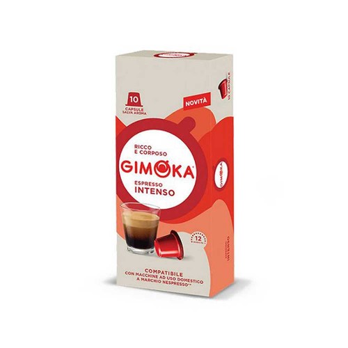 Gimoka - 10 πλαστικές κάψουλες *Nespresso Intense 55gr, 2880 τεμάχια (παλέτα)