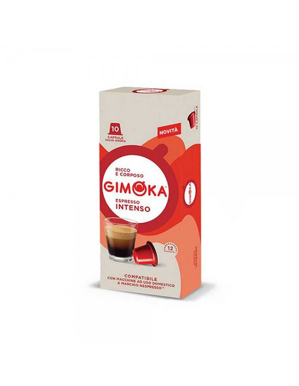 Gimoka - 10 πλαστικές κάψουλες *Nespresso Intense 55gr, 2880 τεμάχια (παλέτα)