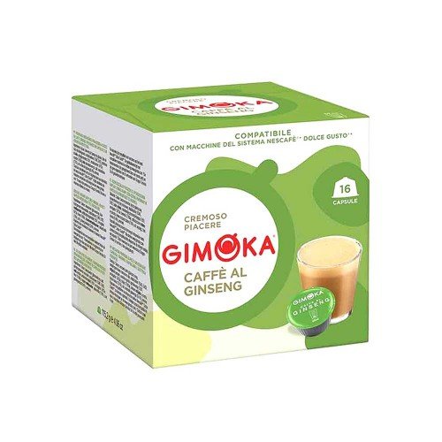 Gimoka - 16 Κάψουλες Καφέ Ginseng 115.2gr *Dolce Gusto, 702 τεμάχια (παλέτα)