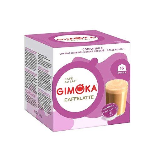 Gimoka - 16 κάψουλες Caffèlatte 160gr *Dolce Gusto, 702 τεμάχια (παλέτα)