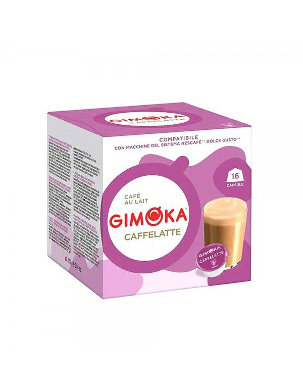 Gimoka - 16 κάψουλες Caffèlatte 160gr *Dolce Gusto, 702 τεμάχια (παλέτα)