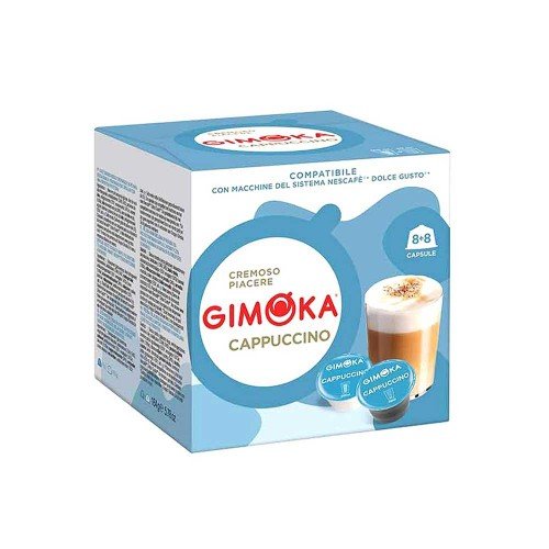 Gimoka - 16 κάψουλες Cappuccino 164gr *Dolce Gusto, 702 τεμάχια (παλέτα)