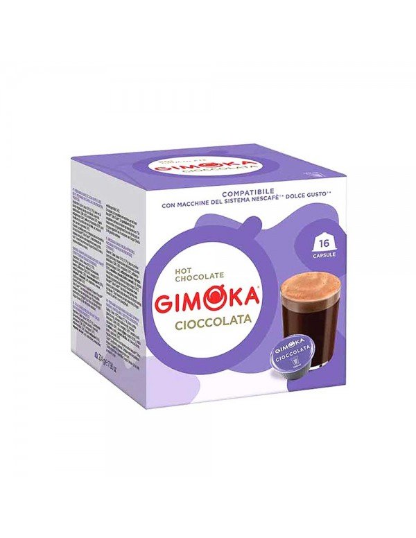 Gimoka - 16 Κάψουλες Σοκολάτας 224γρ *Dolce Gusto, 702 τεμάχια (παλέτα)
