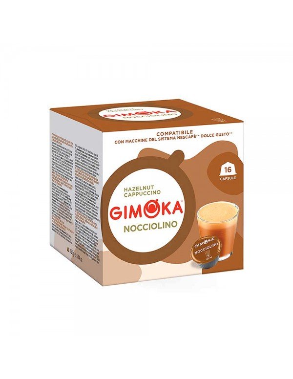 Gimoka - 16 Caps Nocciolino 160gr *Dolce Gusto, 702τμχ (παλέτα)