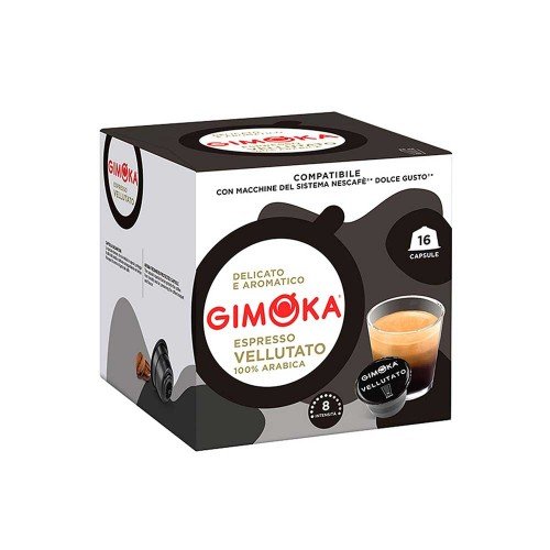 Gimoka - 16 Βελούδινες Κάψουλες 112gr *Dolce Gusto, 702 τεμάχια (παλέτα)