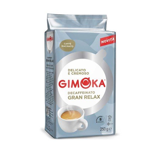 Gimoka - Αλεσμένος Καφές 250γρ Gran Relax Decaféin, 2640 τεμάχια (παλέτα)