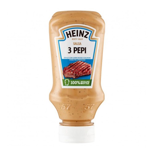 Heinz -  Σάλτσα 3 πιπεριών 220 γρ., 2016 τεμ (παλέτα)