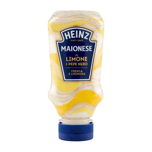 Heinz - Μαγιονέζα Λεμόνι & Πιπέρι Στύψιμο 215gr, 2016τμχ (παλέτα)
