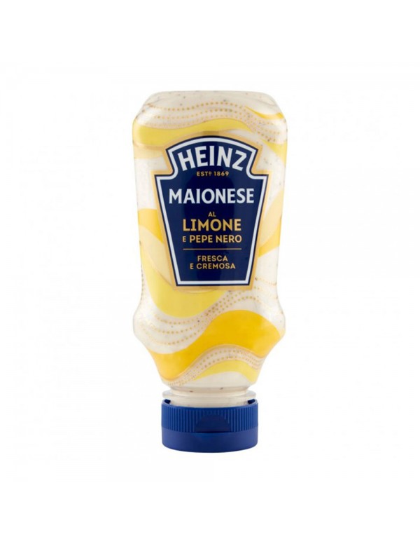 Heinz - Μαγιονέζα Λεμόνι & Πιπέρι Στύψιμο 215gr, 2016τμχ (παλέτα)