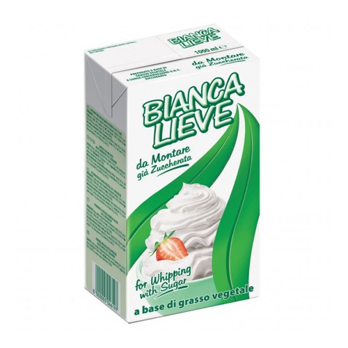 Bianca - Κρέμα σαντιγί Lieve ήδη ζαχαρούχο 1000ml, 864τμχ (παλέτα)