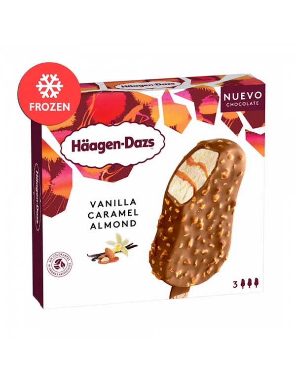 Häagen-Dazs - Μπομπονιέρες 3x80ml Βανίλια Καραμέλα Αμύγδαλο, 1008 τεμάχια (παλέτα)