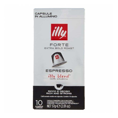 Illy - Espresso Comp. Nespresso 10 Κάψουλες 57gr Forte, 1870 τεμάχια (παλέτα)