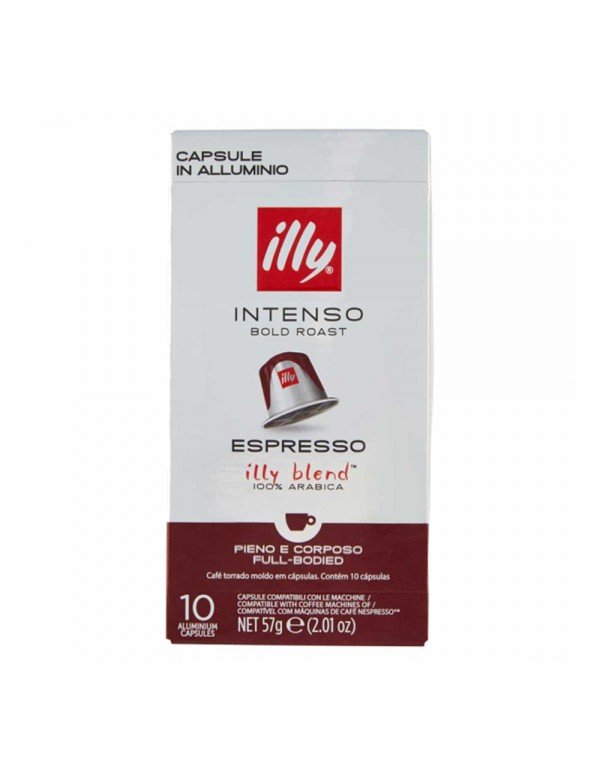 Illy - Espresso Comp. Nespresso 10 Κάψουλες 57gr Intenso, 1870 τεμάχια (παλέτα)