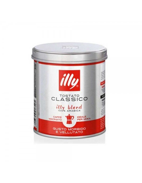 Illy - Αλεσμένος Καφές 125γρ Κλασικός Καβουρδισμένος, 1944 τεμάχια (παλέτα)