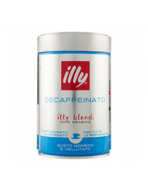 Illy - Αλεσμένος Εσπρέσο 250γρ Καβουρδισμένος Αποκαφεϊνέ, 936 τεμάχια (παλέτα)