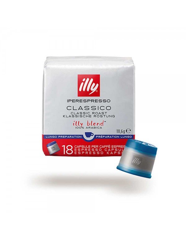 Illy - Iperespresso 18 Κάψουλες, Ψημένες Μακριές, 840 τεμάχια (παλέτα)