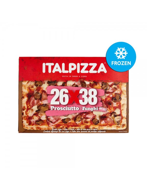 Italpizza - Πίτσα 570gr Ζαμπόν & Μανιτάρια 26x38cm, 480τμχ (παλέτα)