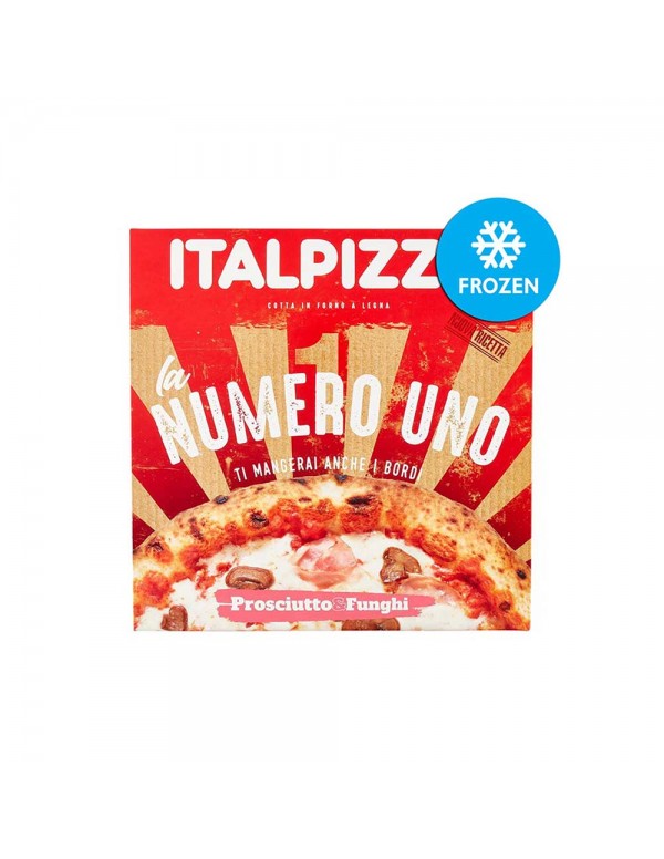Italpizza - Πίτσα "La Numero 1" Ζαμπόν και Μανιτάρια 440γρ, 504τμχ (παλέτα)