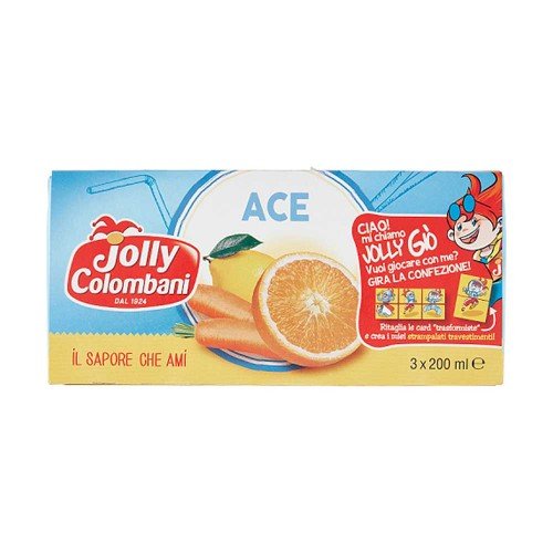 Jolly Colombani - 3 x 200ml Juice Ace, 1344 τεμάχια (παλέτα) Jolly Colombani - 3 x 200ml Juice Ace, 1344 τεμάχια (παλέτα)